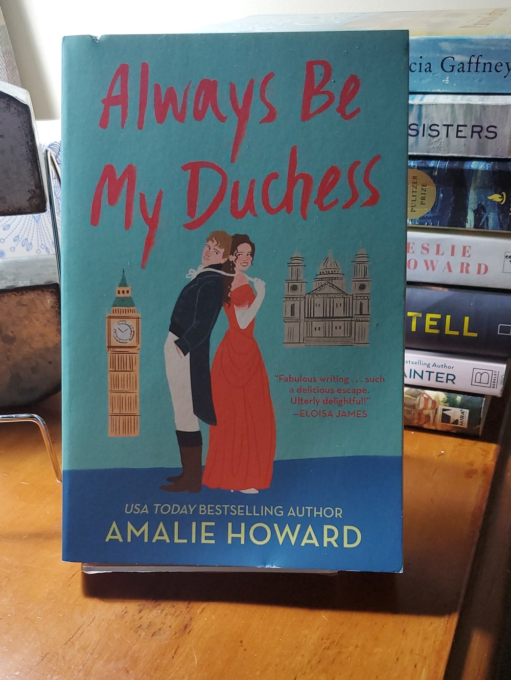 Always Be My Duchess by Amalie Howard - Teal & Red Hardcover
